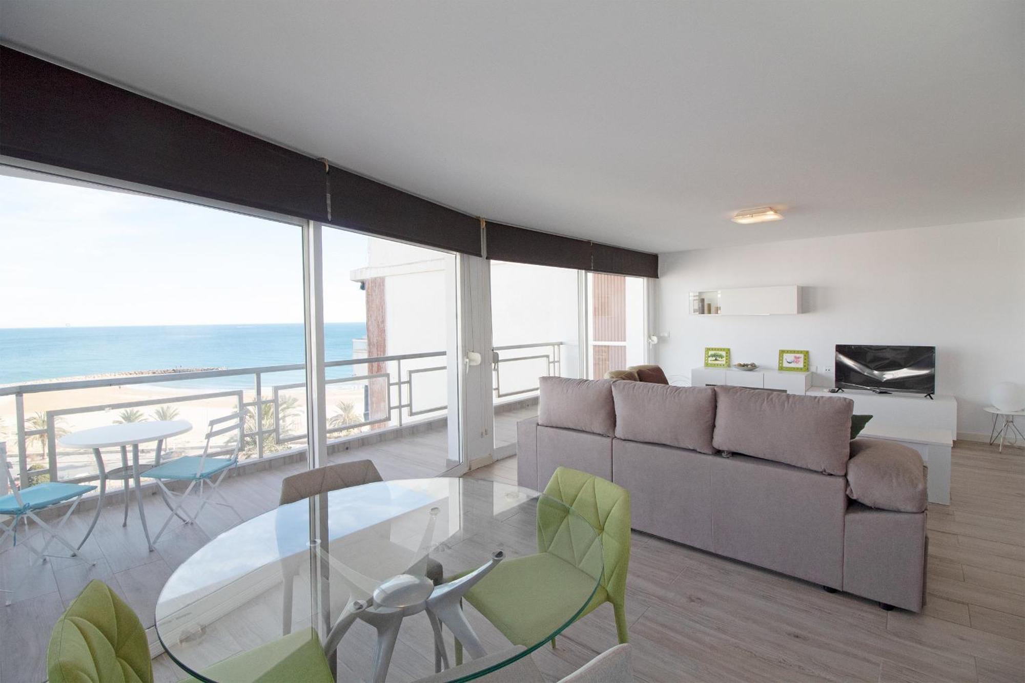 Global Properties, Apartamento Con Terraza E Increibles Vistas Al Mar Пуэтро-де-Сагунто Экстерьер фото