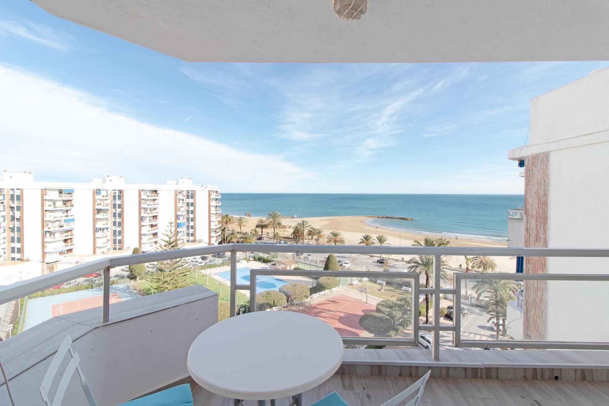 Global Properties, Apartamento Con Terraza E Increibles Vistas Al Mar Пуэтро-де-Сагунто Экстерьер фото
